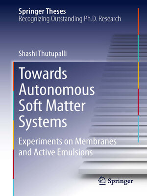 cover image of Towards Autonomous Soft Matter Systems